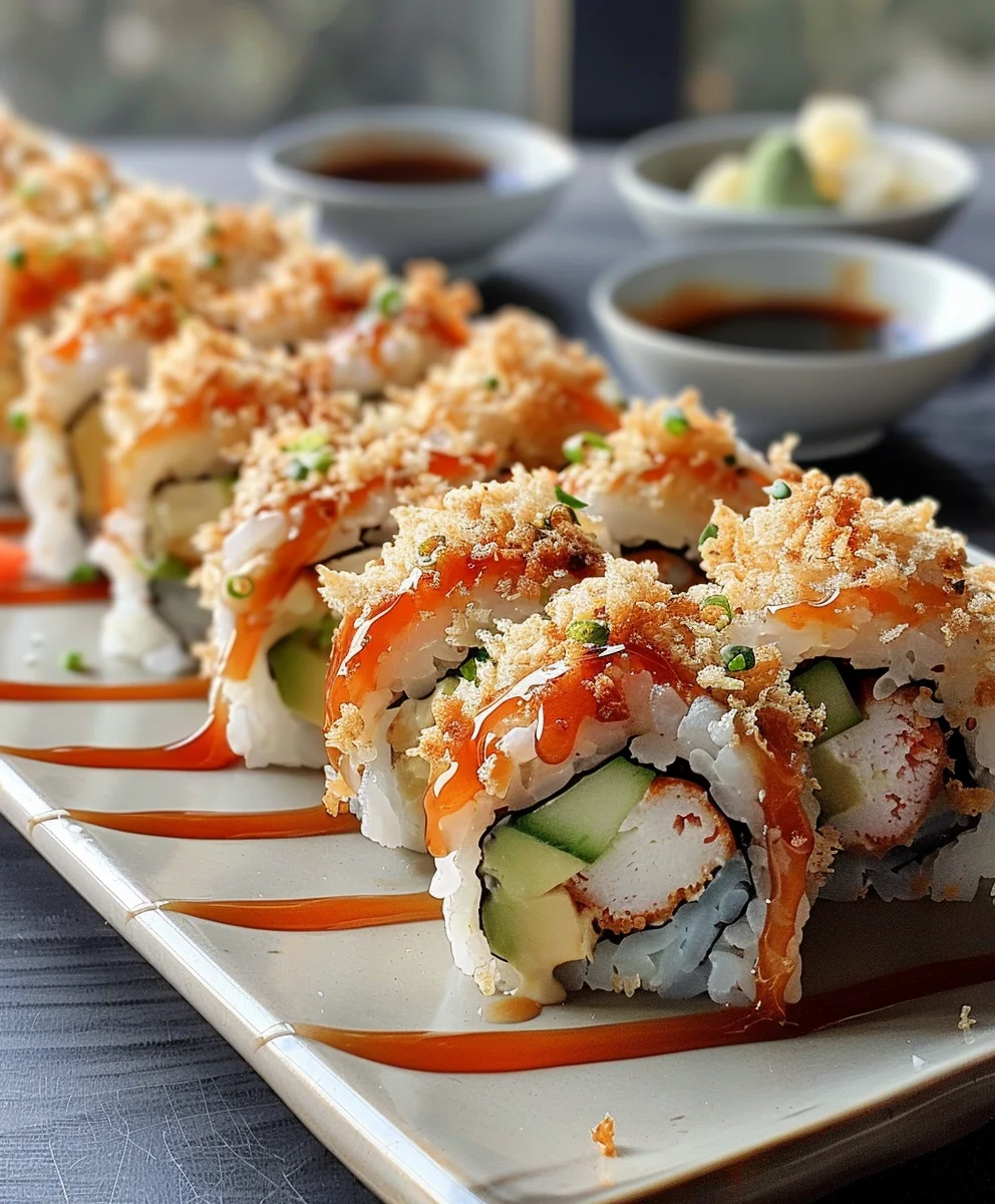 California Crunch Roll Sushi Rezept: Knuspriger Genuss selbst gemacht!