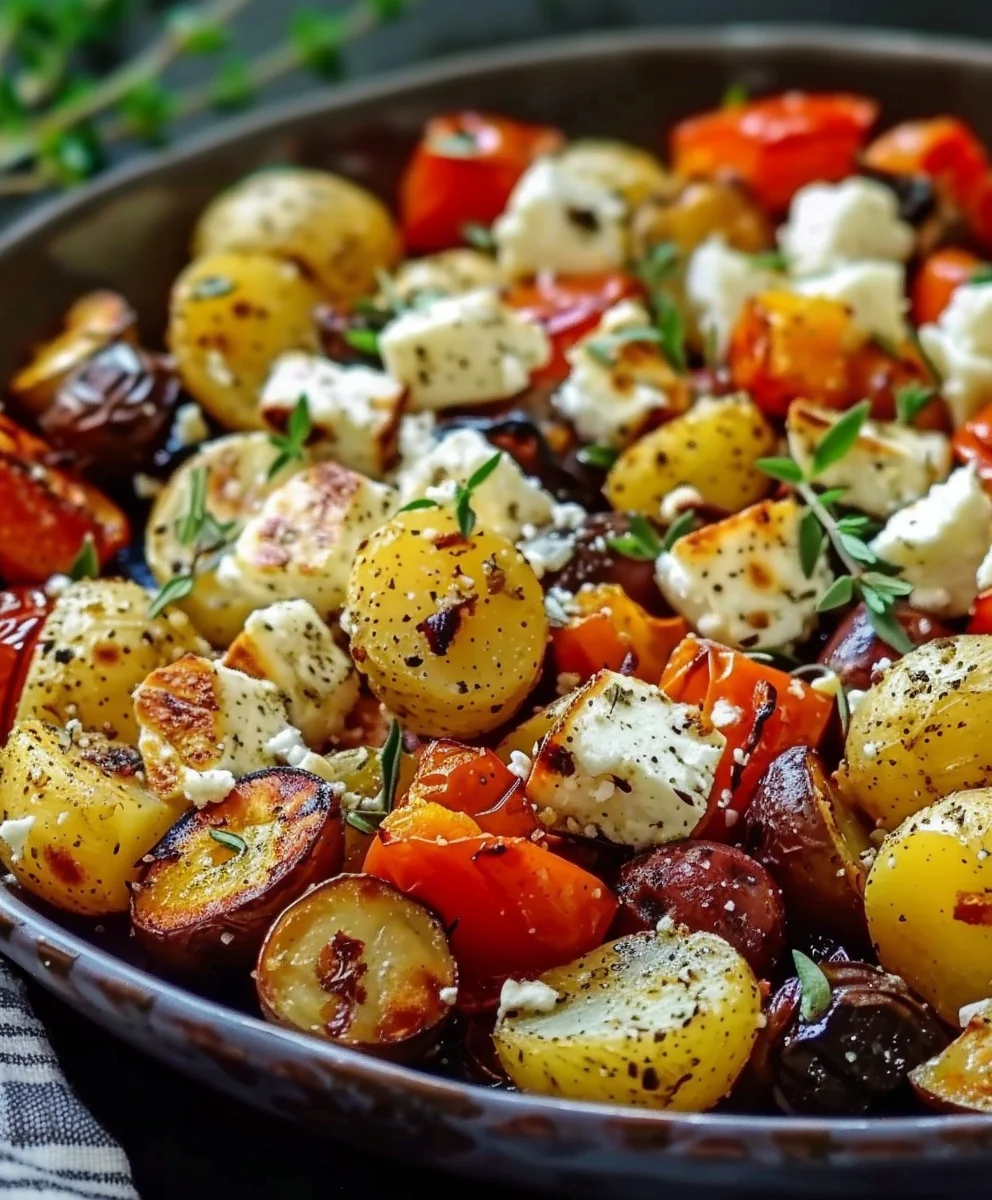 Unglaubliches Feta Kartoffeln Ofengemüse: Dein ultimativer Genuss!