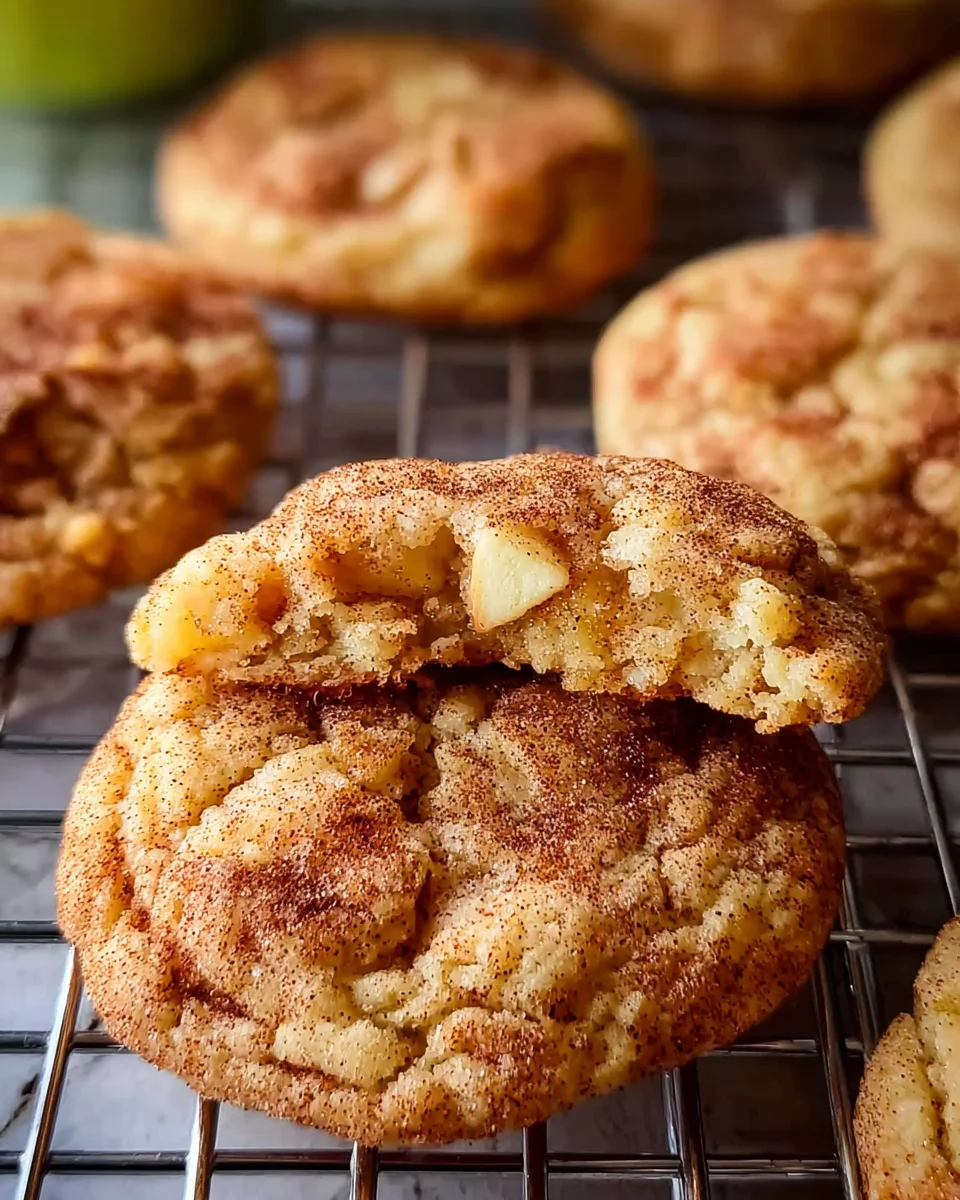 Die besten Apfel-Zimt Snickerdoodle Cookies – Einfach & Lecker