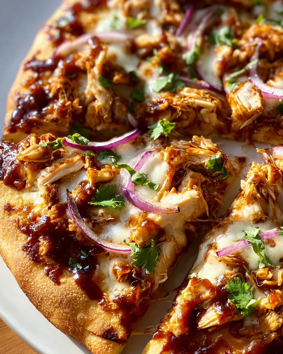 BBQ Chicken Pizza: Schnell zubereitet & unwiderstehlich!