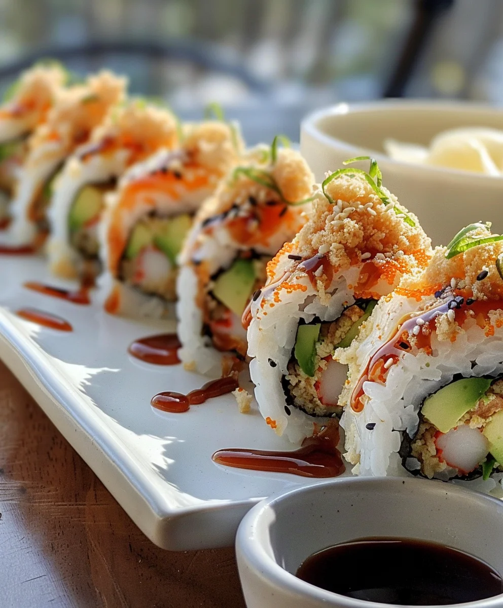 California Crunch Roll Sushi Rezept: Knuspriger Genuss selbst gemacht!