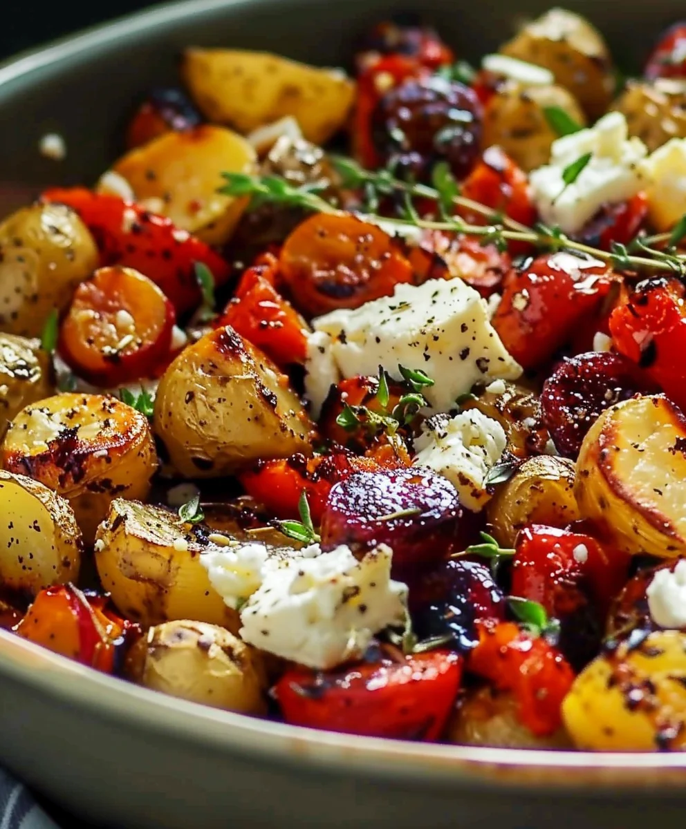 Unglaubliches Feta Kartoffeln Ofengemüse: Dein ultimativer Genuss!