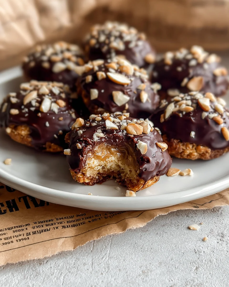 Rocher Plätzchen: Einfache Weihnachtsplätzchen mit Nougat & Schokolade