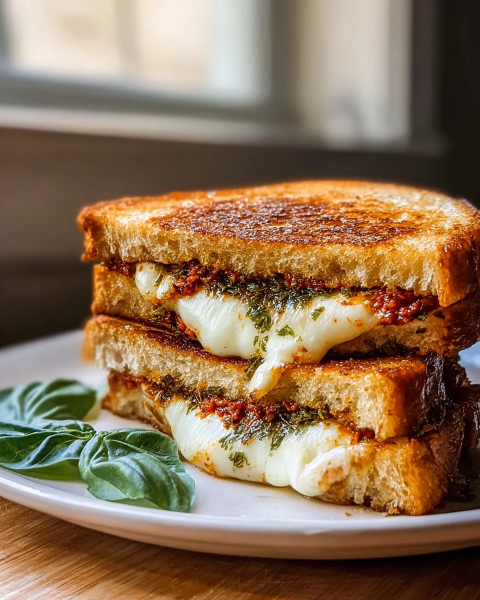 Sonnentomaten Pesto Grilled Cheese: Dein neues Lieblingsrezept!