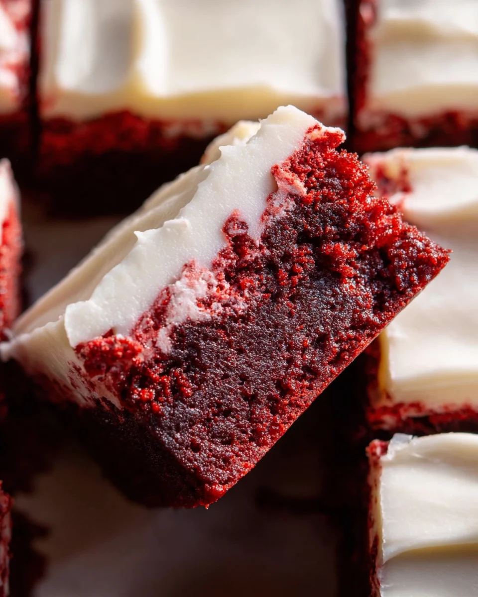 Red Velvet Brownies mit Frischkäse-Frosting – Himmlisch!