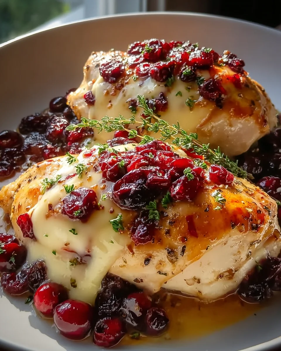 Beeindruckendes Cranberry-Brie-Hähnchen – Gefüllt genießen!