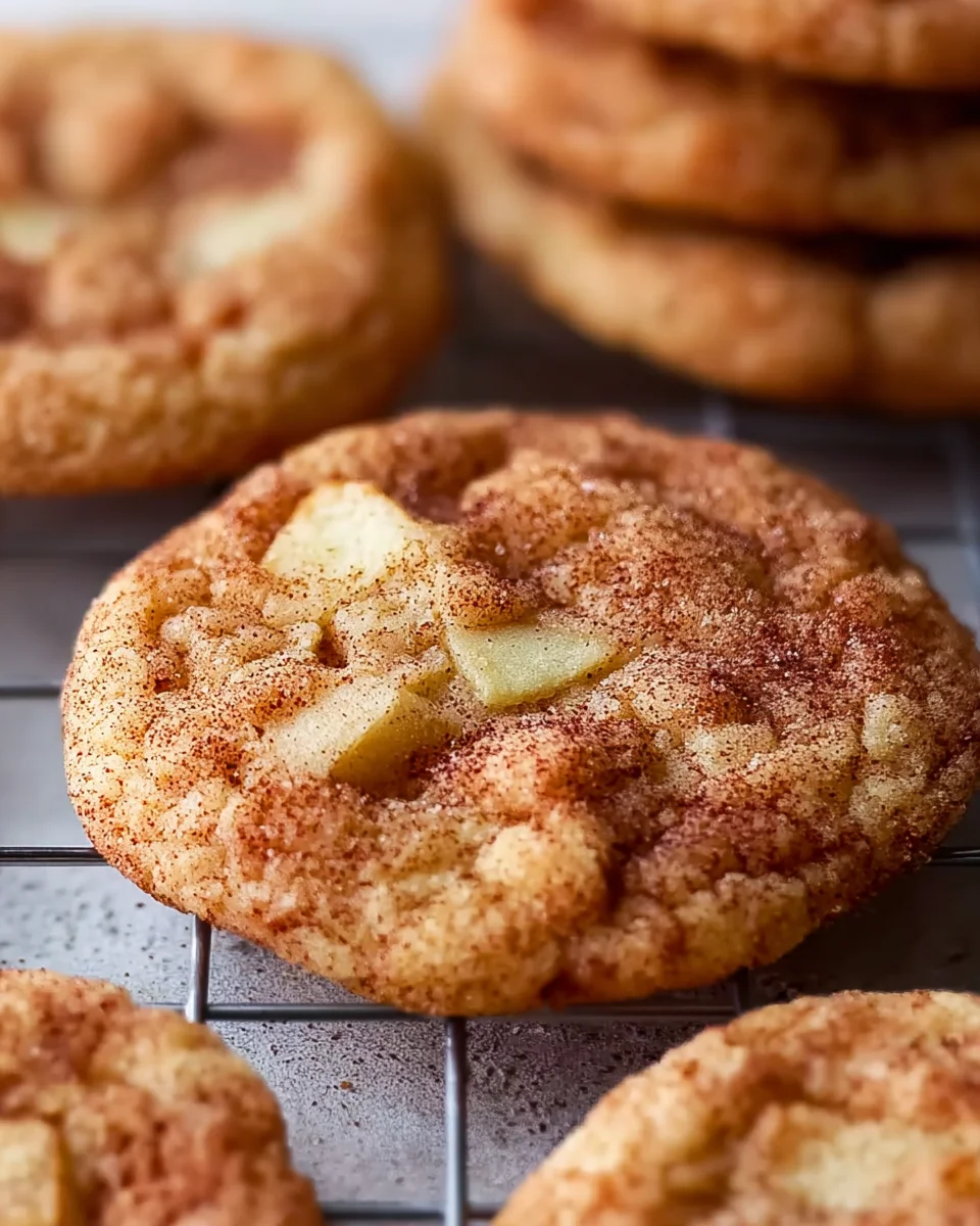 Gewürzte Apfel-Zimt Snickerdoodle Cookies: Dein Herbstgenuss!