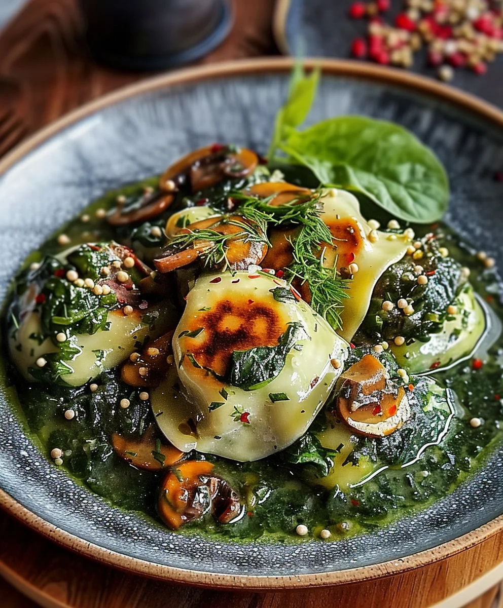 Spinatknödel mit Pilzragout: Dein essentielles Rezept!