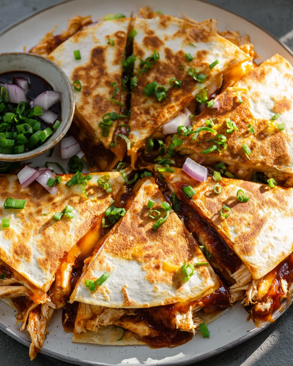 Blitzschnelle Bbq Chicken Quesadillas – Perfekt für jeden Abend!