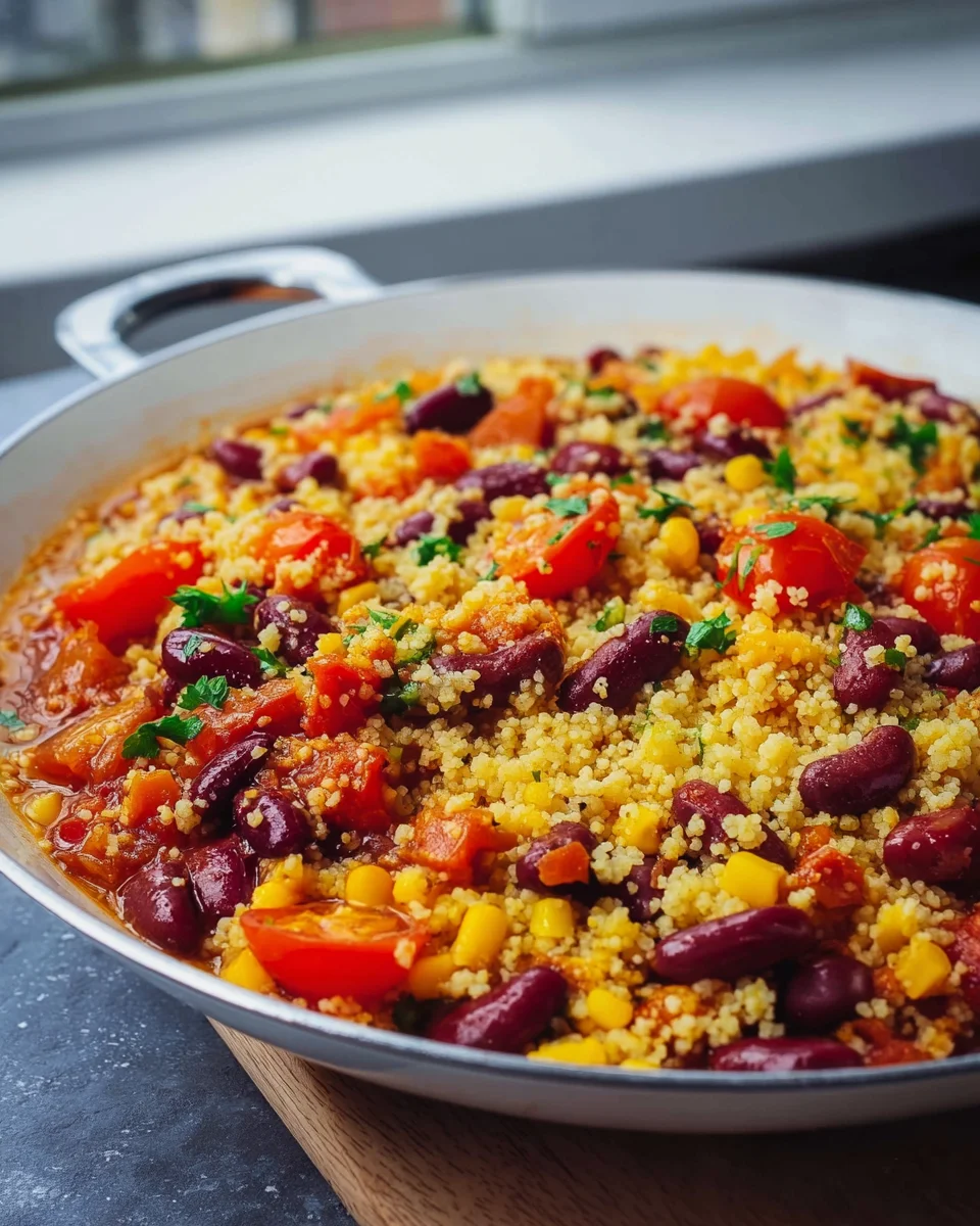 Blitz-Couscous mit Kidneybohnen & Tomaten – Einfach Lecker