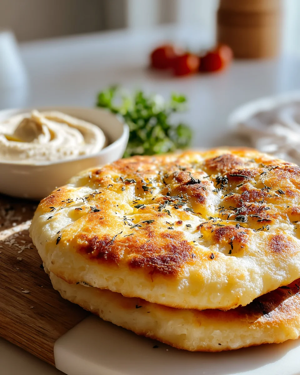 Leckeres Hüttenkäse-Fladenbrot Rezept – Schnell & Einfach!