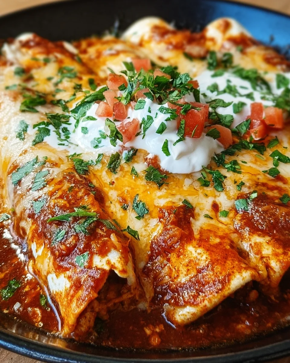 Das beste Rezept für Hähnchen Enchiladas: Schnell & köstlich!