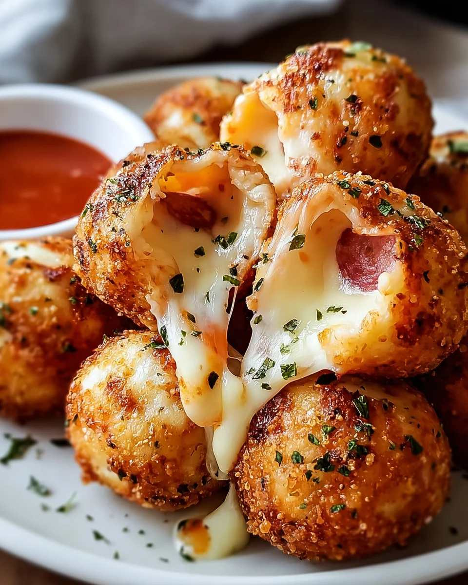 Schnelle, leckere Pizza Bällchen Rezepte – Einfach backen!