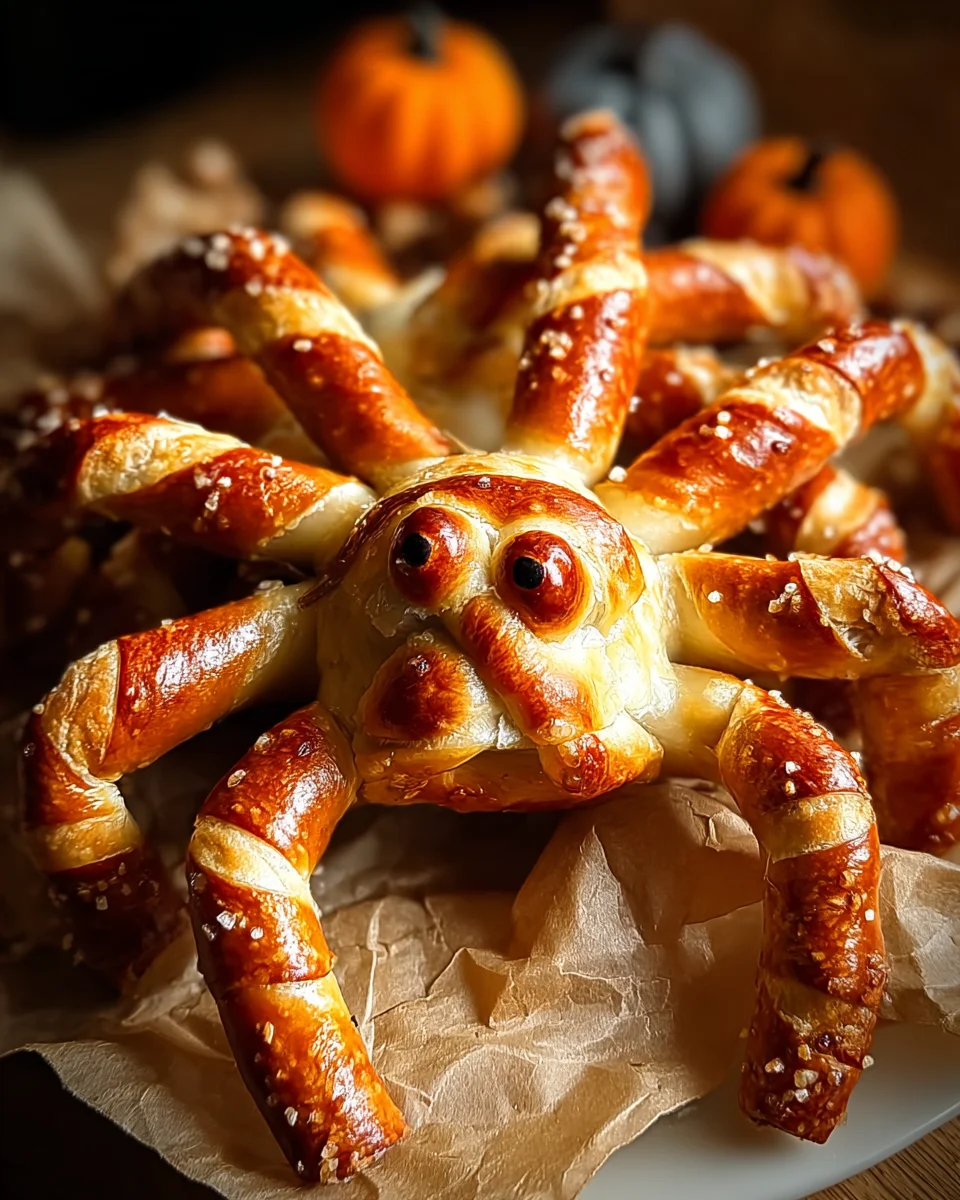 Gruselige Spinne Aus Gefrorenen Laugenstangen: Dein Rezept!