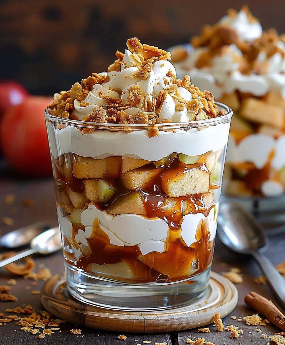 Himmlisches Bratapfel Karamell Trifle – einfach unwiderstehlich