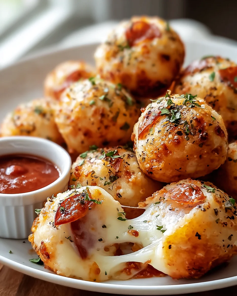 Schnelle, leckere Pizza Bällchen Rezepte – Einfach backen!