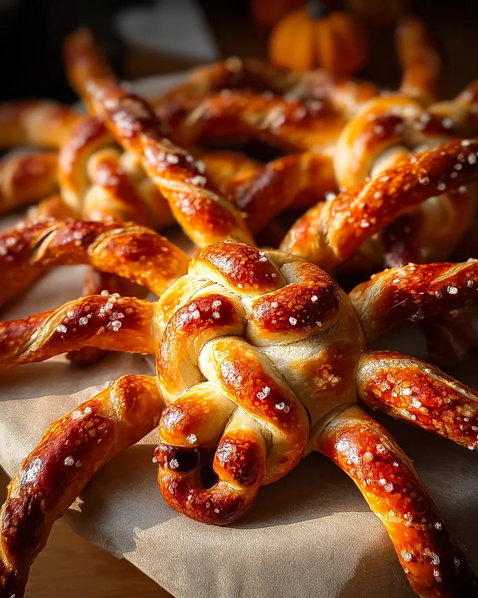 Gruselige Spinne Aus Gefrorenen Laugenstangen: Dein Rezept!