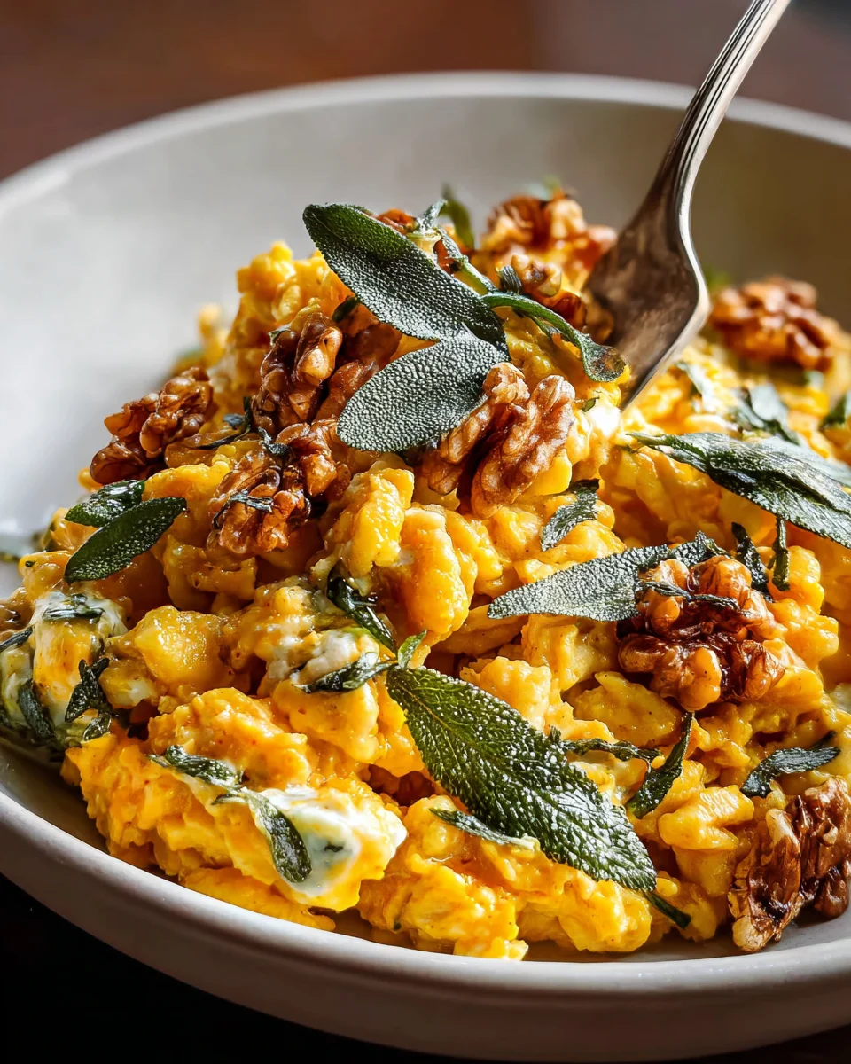 Kürbis Spätzle mit Walnuss-Salbei: Herbstgenuss pur!