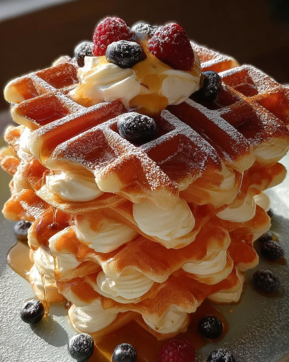Belgische Joghurt Waffeln – Einfach, fluffig, himmlisch gut!
