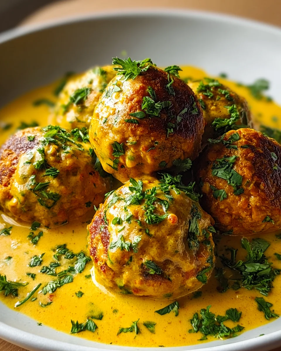 Vegane Linsenknödel in schneller Curry Sauce – Einfach & köstlich!