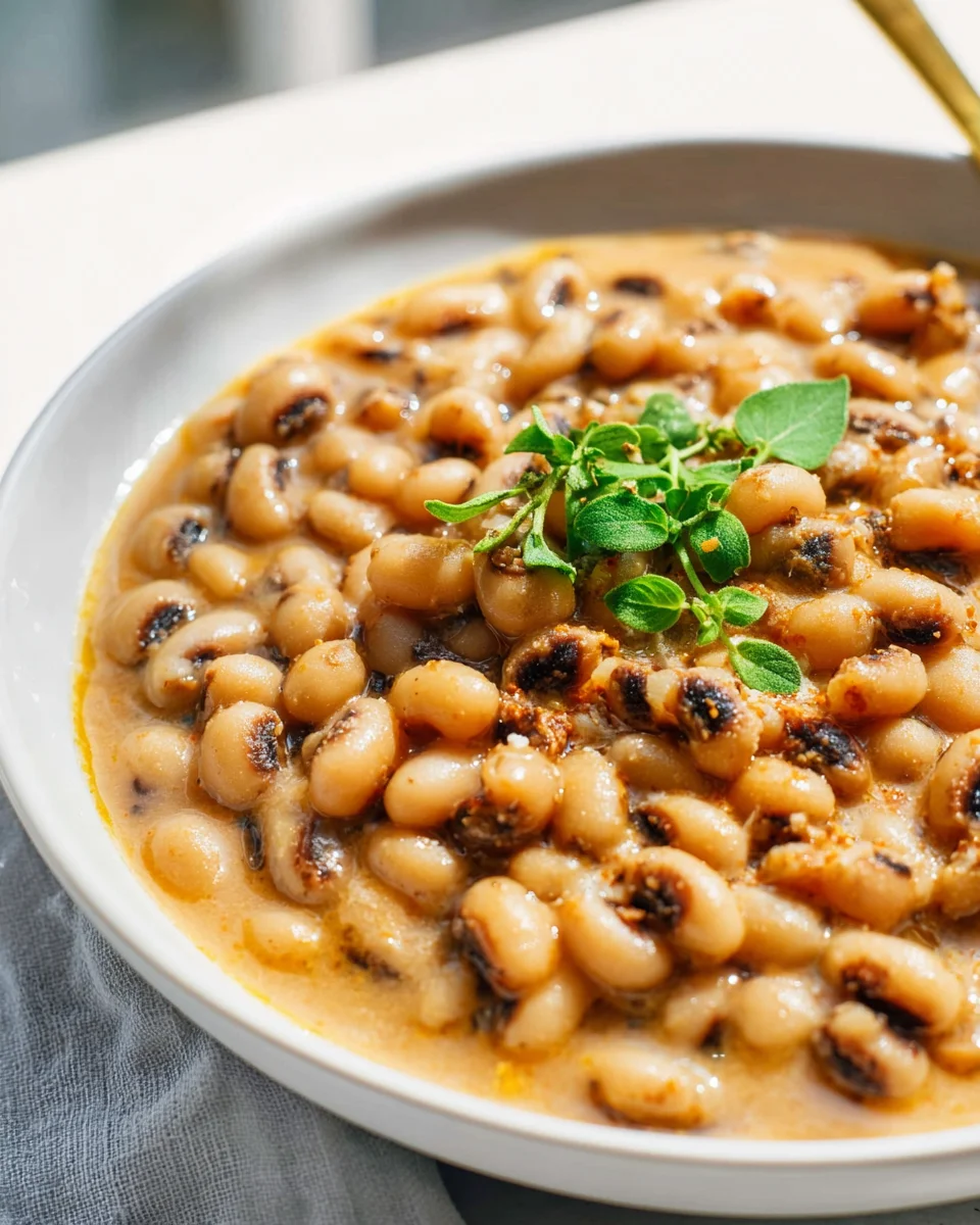 Leckeres Rezept für einfache Black Eyed Peas mit Rindfleisch