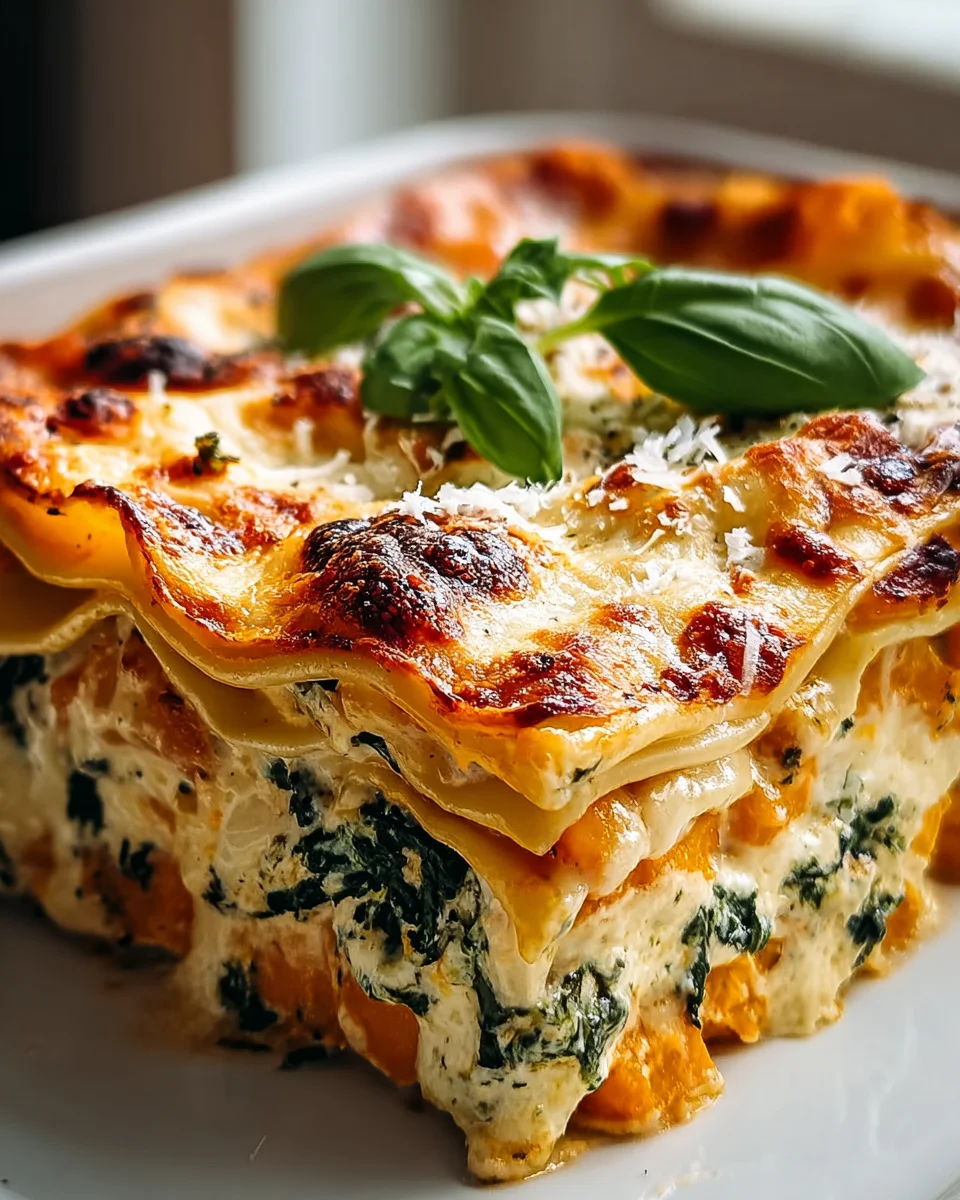 Kürbis Spinat Lasagne: Unglaublich ultimatives Rezept!