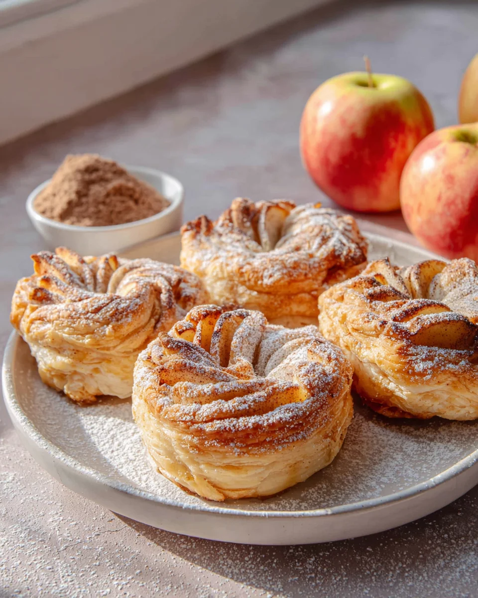 Knusprige Apfelringe im Blätterteig: Einfach & Lecker Backen