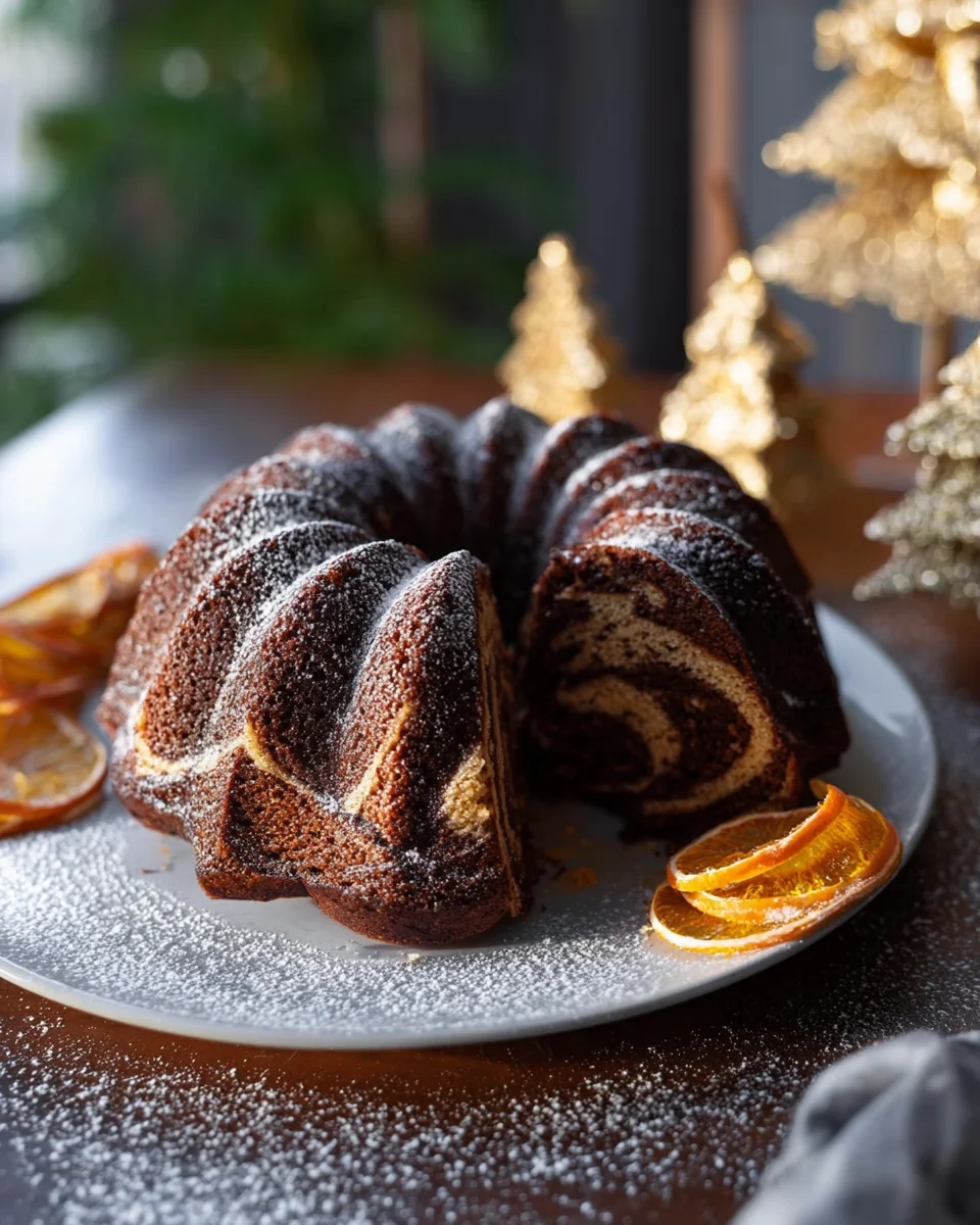Marmor Lebkuchen Gugelhupf – Dein festlicher Weihnachtskuchen