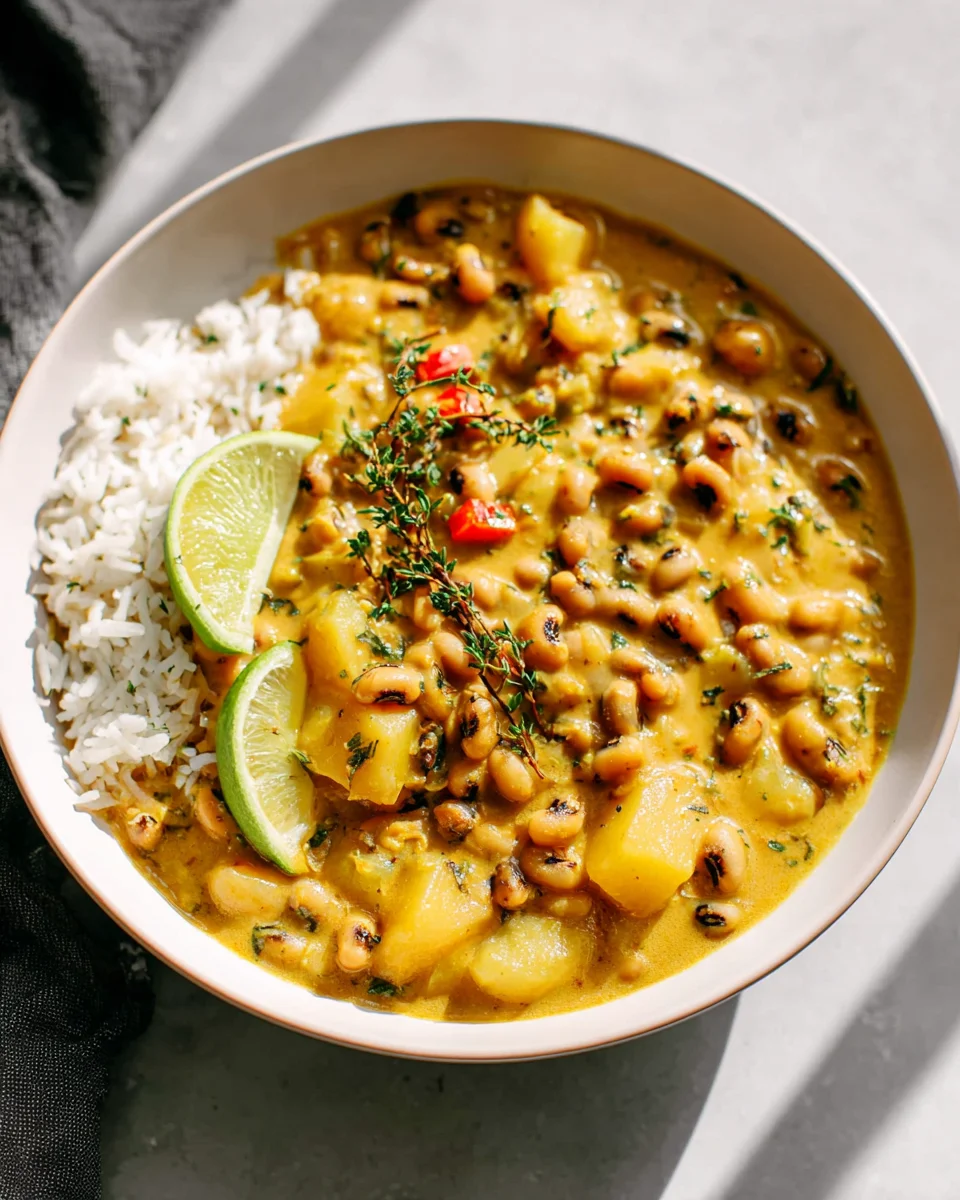 Jamaican Black Eyed Pea Curry – Würzig und vegan genießen!
