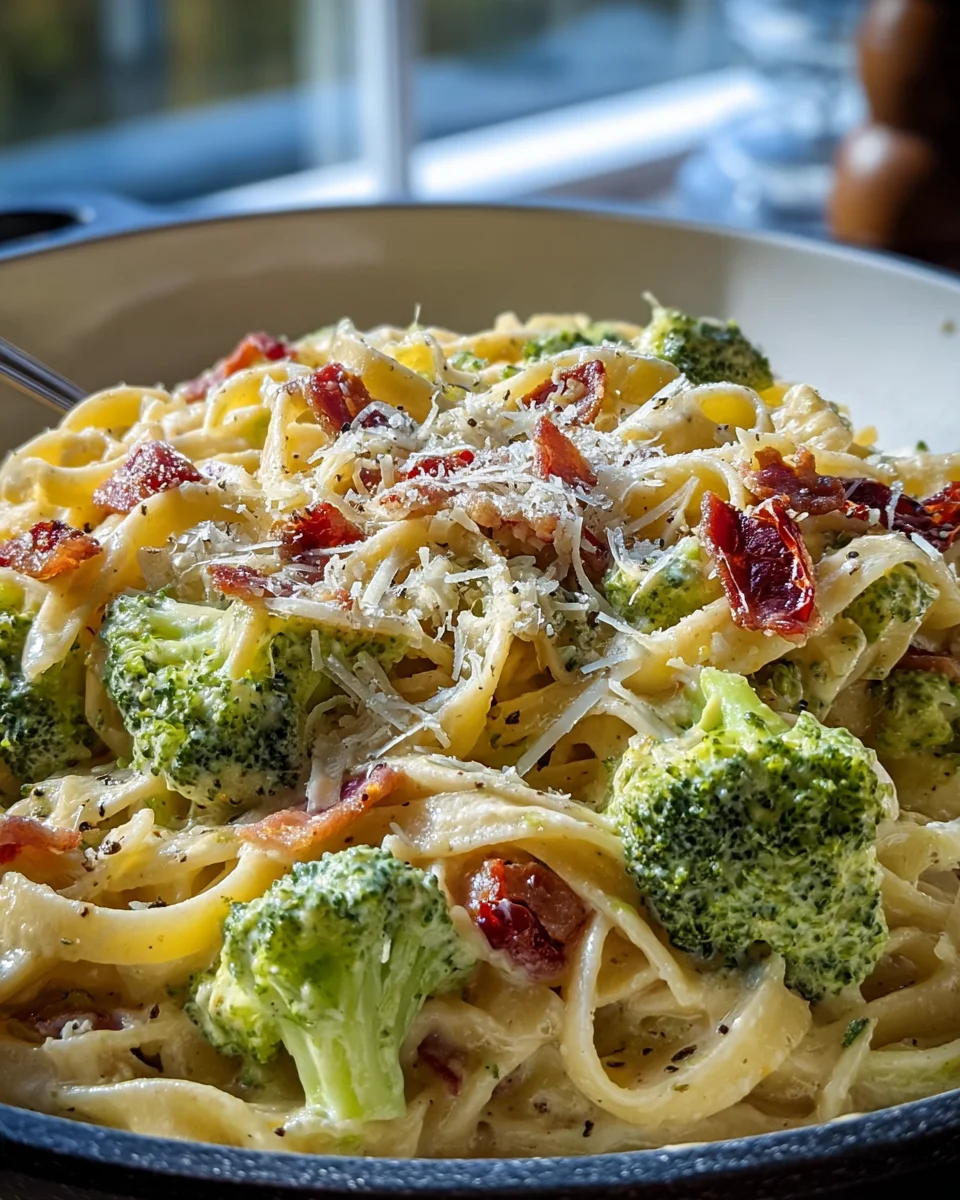 Cremige Pastapfanne mit Brokkoli und Speck – Einfach lecker!