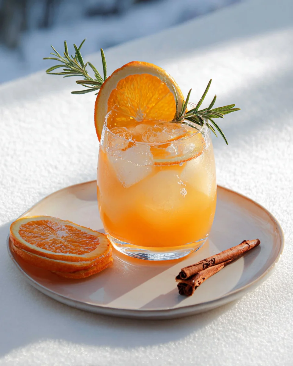 Erfrischendes Rezept für Mandarinen Lillet ohne Alkohol
