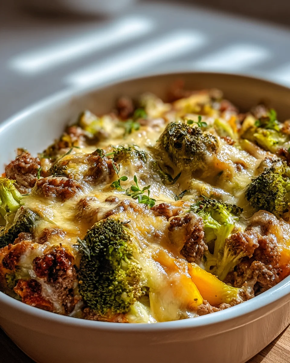 Fitness Auflauf mit Brokkoli und Hackfleisch – Gesund genießen!