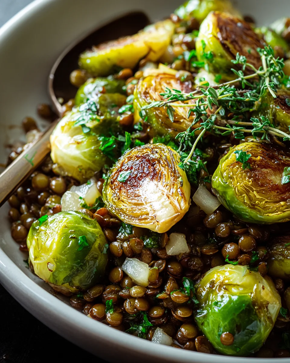 Perfekter Gebratener Rosenkohl mit Berglinsen: Dein Rezept!