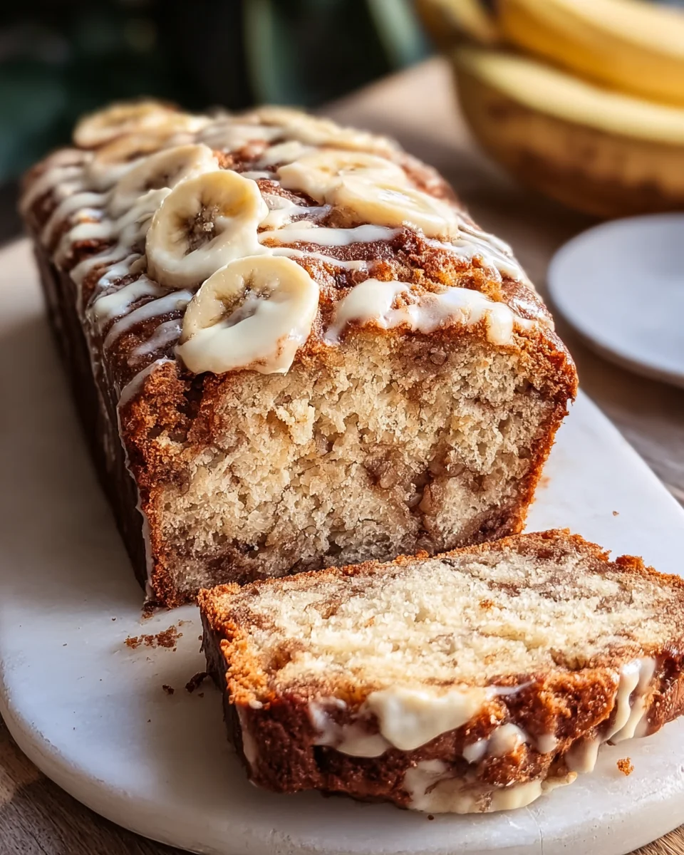 Leckeres Cinnamon Roll Bananenbrot: Ein Genuss für jeden Tag!