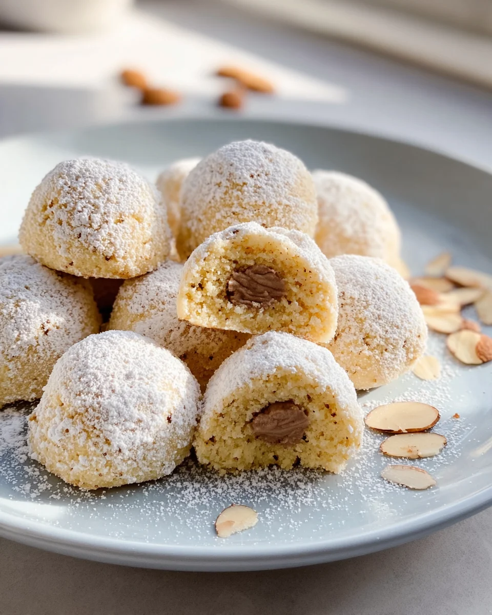 Vanillekipferl Kugeln mit Nougat – Köstlich und alkoholfrei!