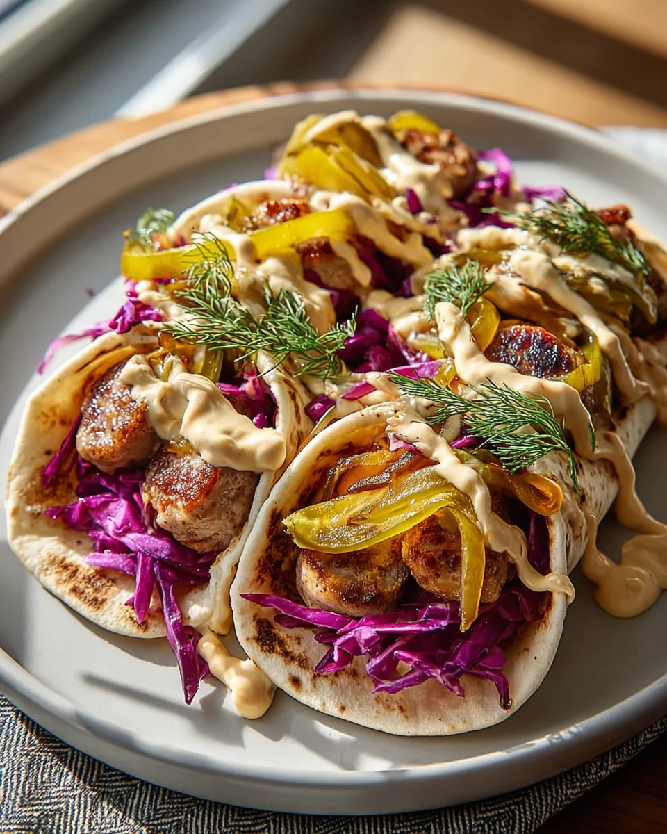 Weihnachtsmarkt Bratwurst Wraps – Schnell & festlich genießen