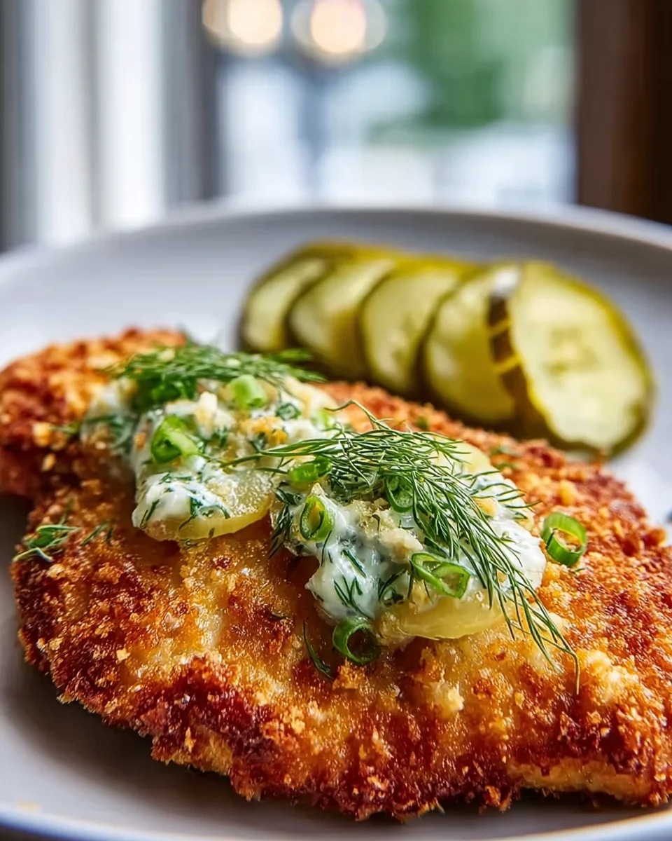 Crispy Dill Pickle Parmesan Chicken – Knusprig und lecker!