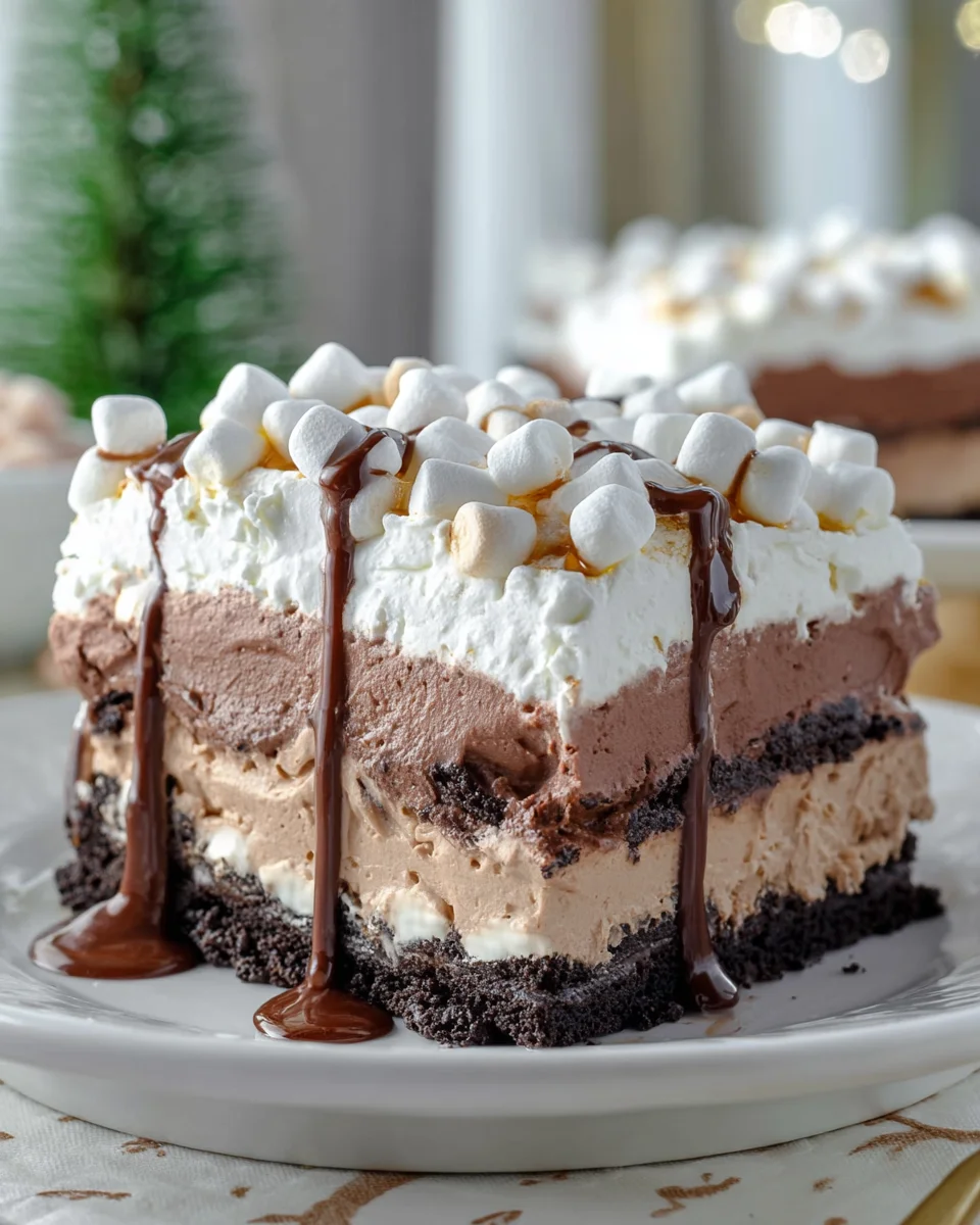 Verführerische Hot Chocolate Lasagna - Süßes Schokoladenerlebnis!