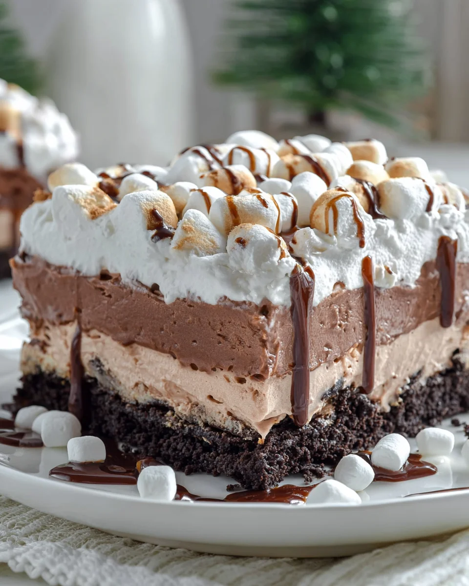 Verführerische Hot Chocolate Lasagna - Süßes Schokoladenerlebnis!