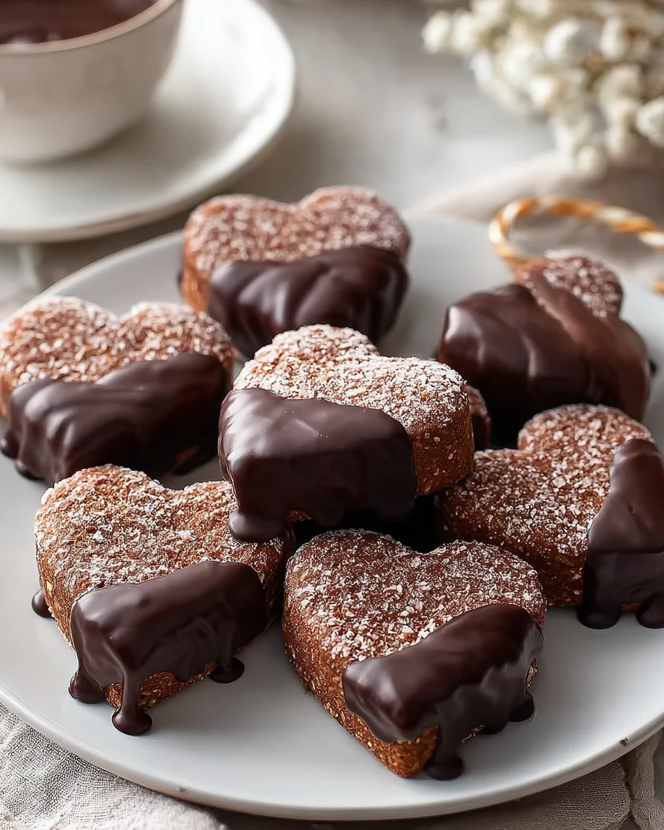 Schoko Nuss Herzen: Himmlische Leckerei für Schokoladenliebhaber
