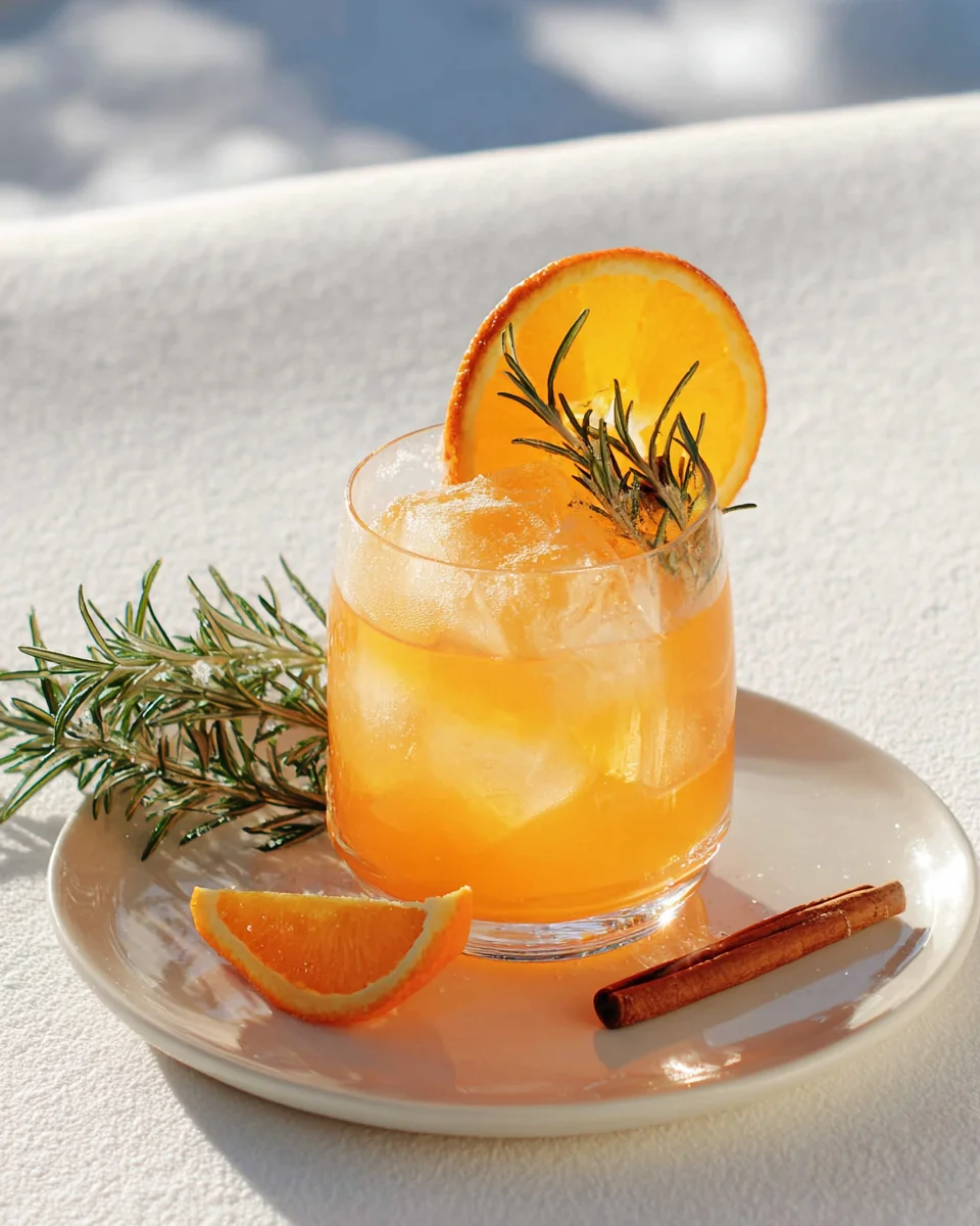 Erfrischendes Rezept für Mandarinen Lillet ohne Alkohol