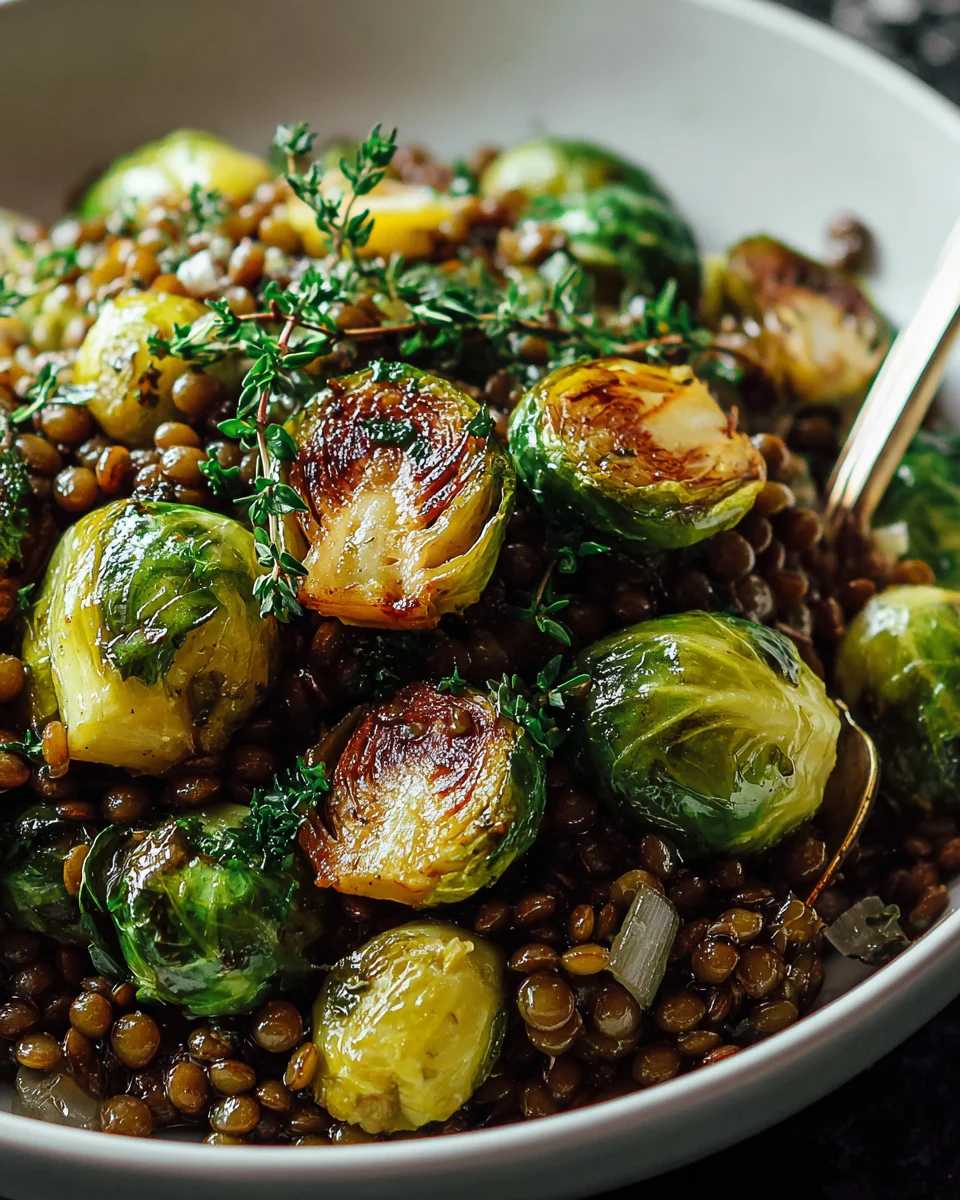 Perfekter Gebratener Rosenkohl mit Berglinsen: Dein Rezept!