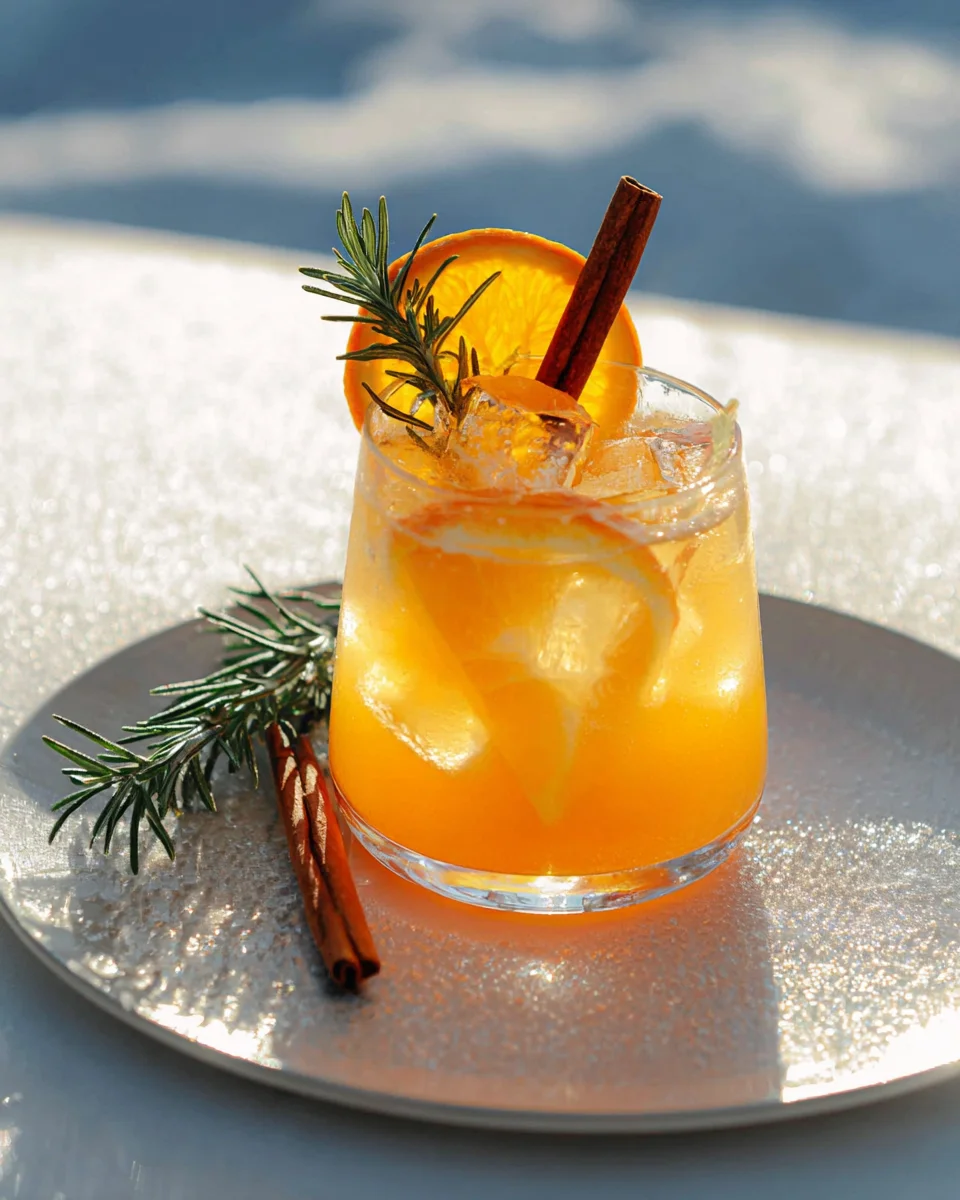 Erfrischender Mandarinen Lillet mit alkoholfreien Alternativen