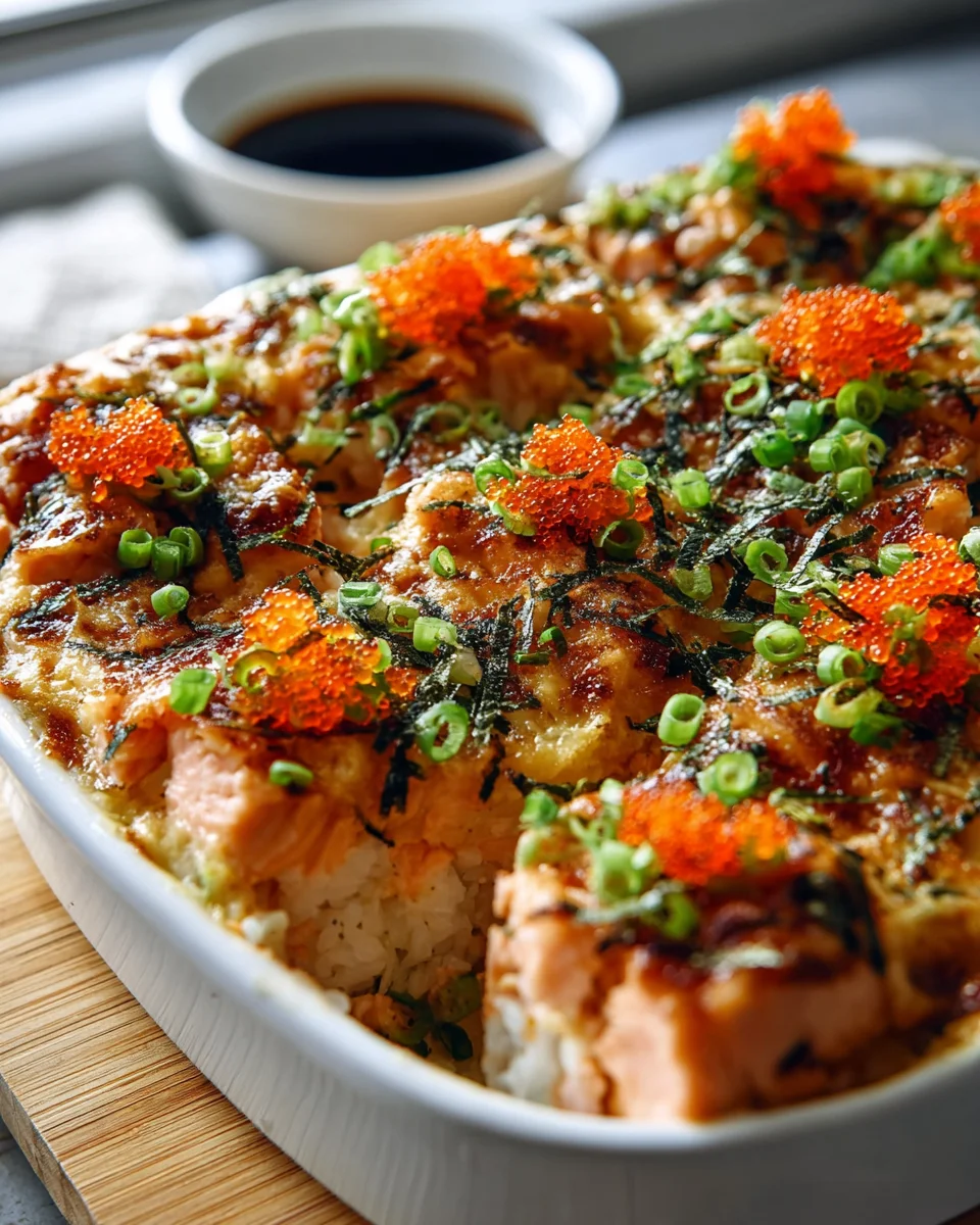 Würziger Lachs Sushi Bake: Einfaches Rezept für Genuss!