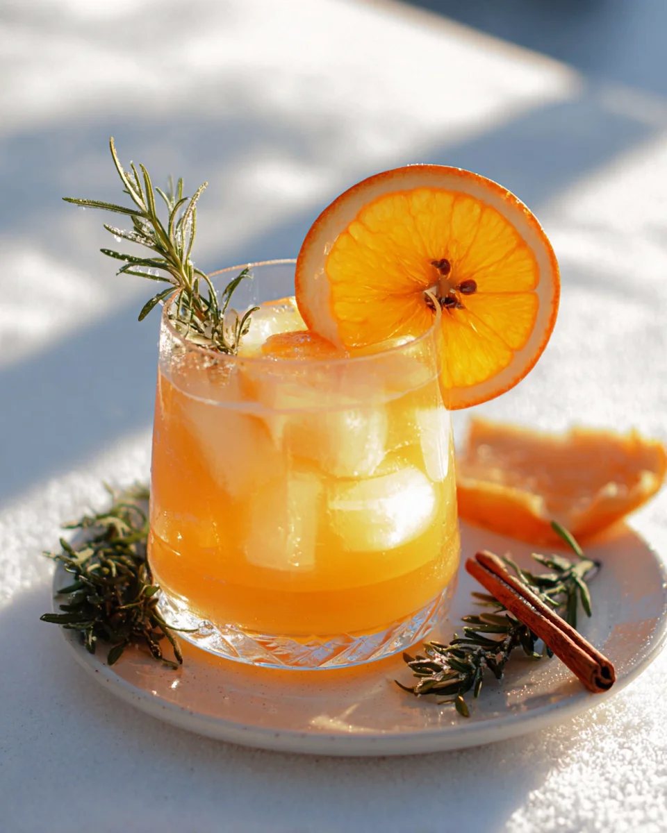 Erfrischender Mandarinen Lillet mit alkoholfreien Alternativen