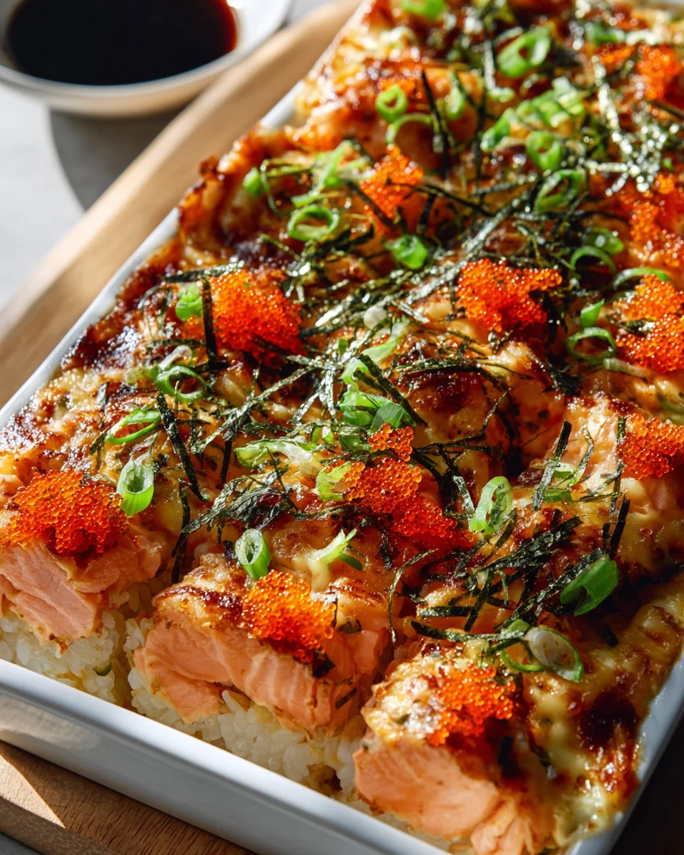 Würziger Lachs Sushi Bake: Einfaches Rezept für Genuss!