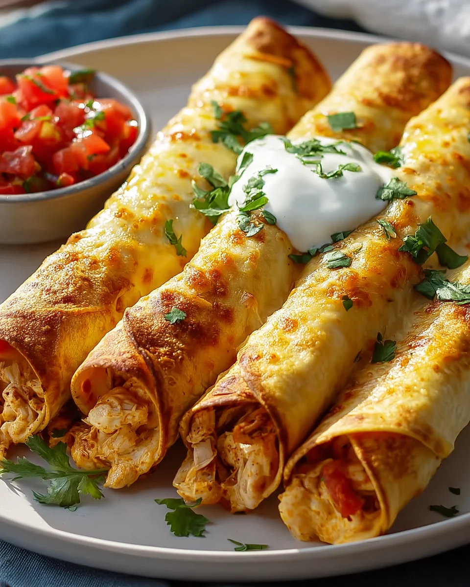 Leckere Baked Cream Cheese Chicken Taquitos Rezeptidee