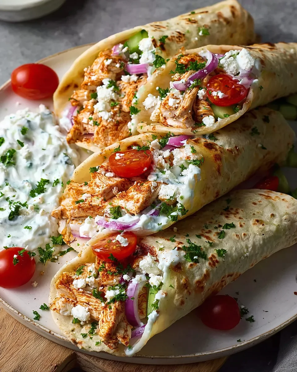 Griechische Kipwraps mit Tzatziki – Ein einfaches Rezept!