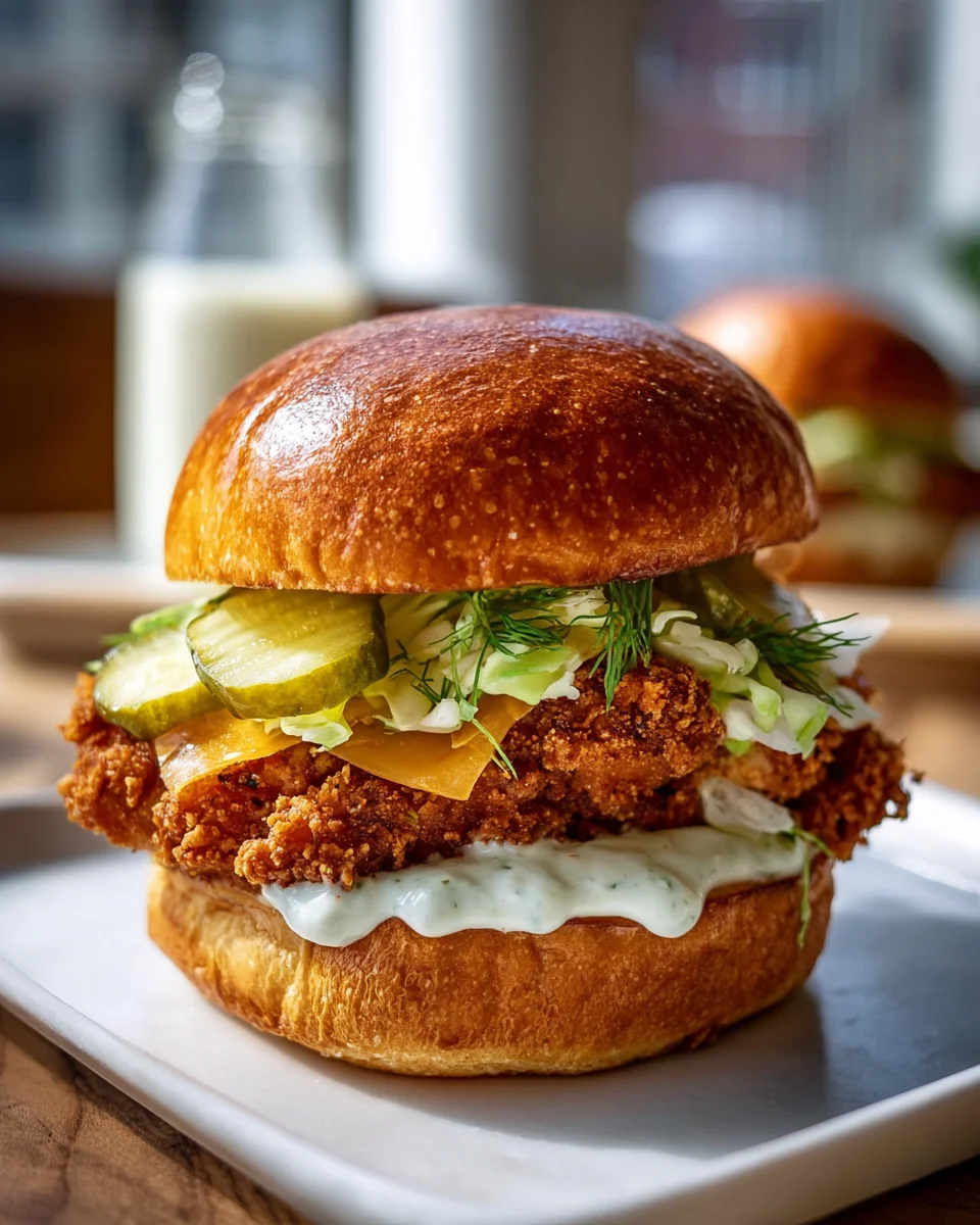 Knuspriges Dill-Hähnchen-Sandwich: Dein neues Lieblingsrezept