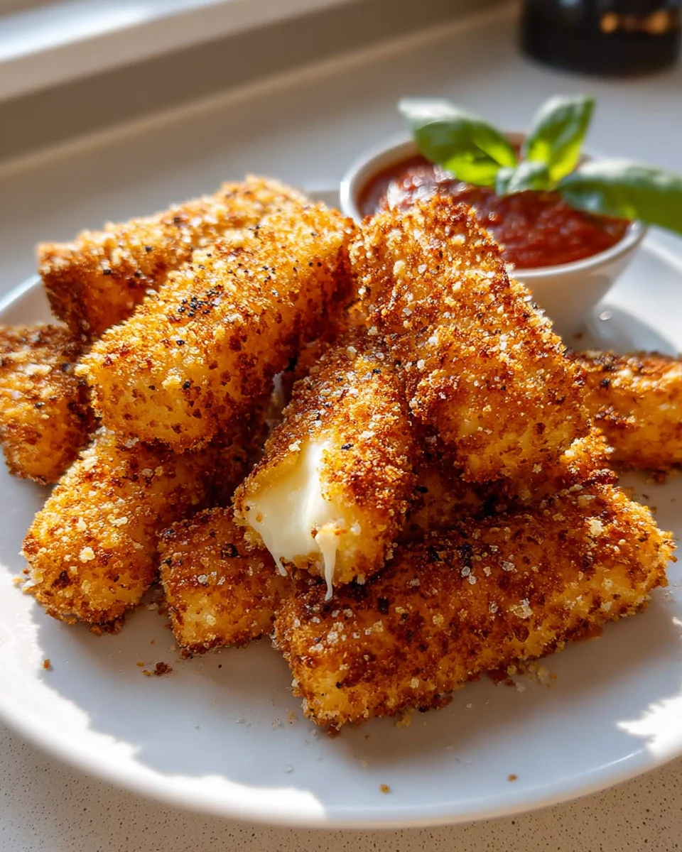 Air Fryer Mozzarella Sticks: Knuspriger Snack in Minuten!